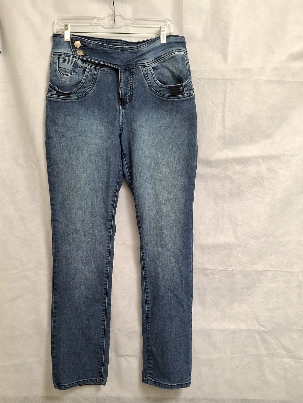 Razon Skinny High-Waist Blue Stretch Jeans